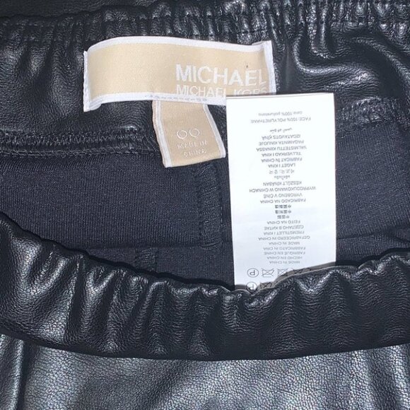 Michael Kors Faux Leather Legging size 00 - Picture 5 of 14